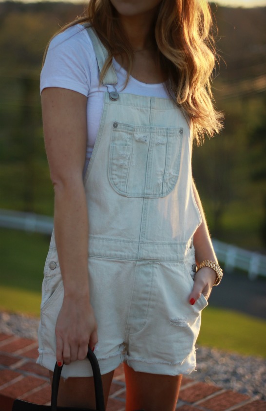 american eagle overall shorts