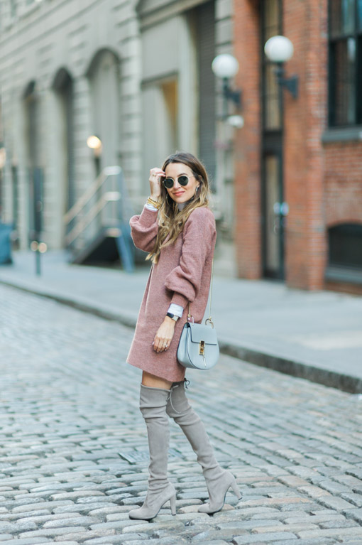 Knee Boot Outfit - Oh So Glam