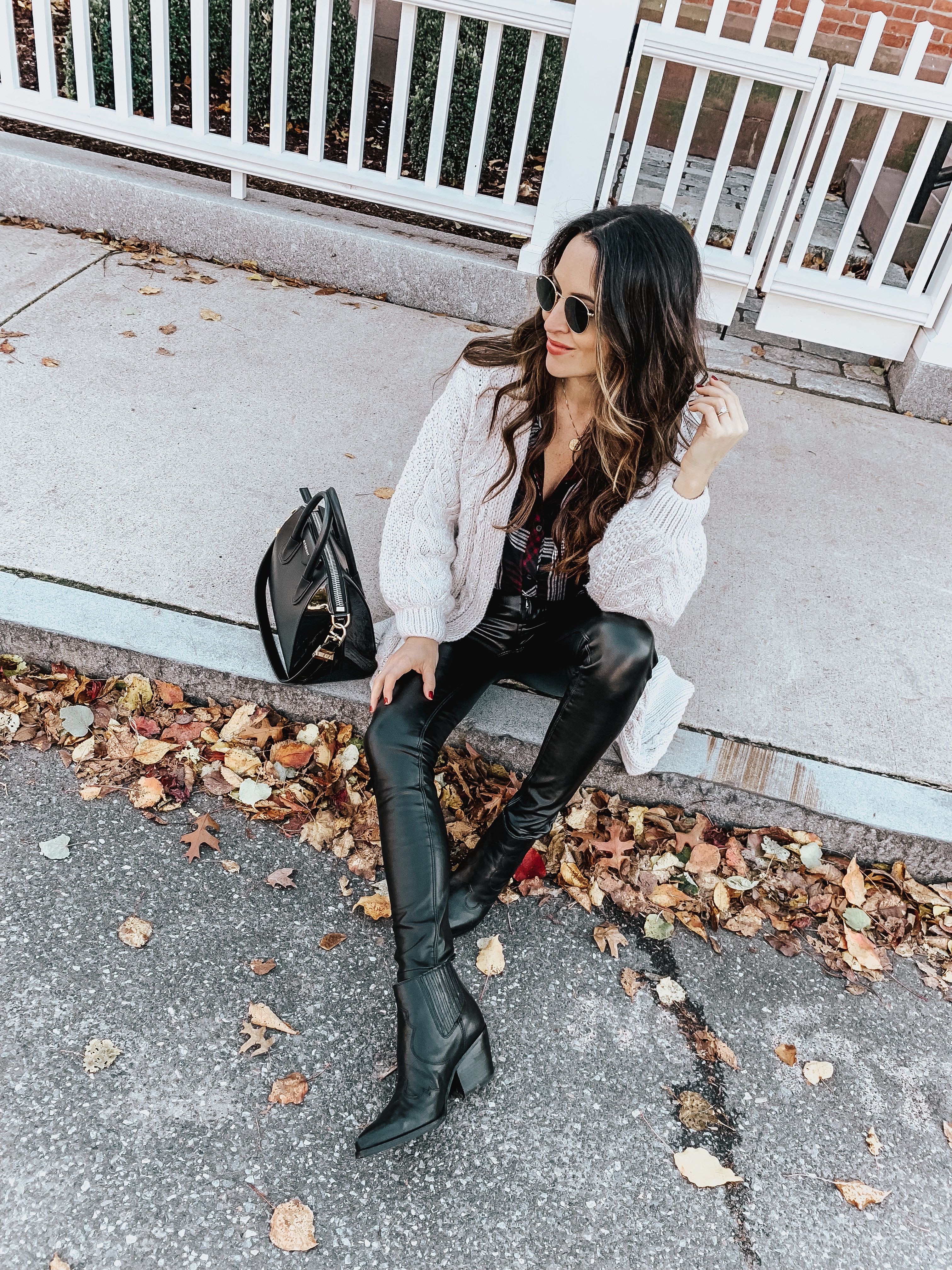 leather pants winter